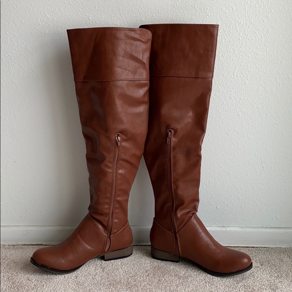 Chase & Chloe Maggy Knee-high Riding Boots 7.5 - Picture 5 of 7